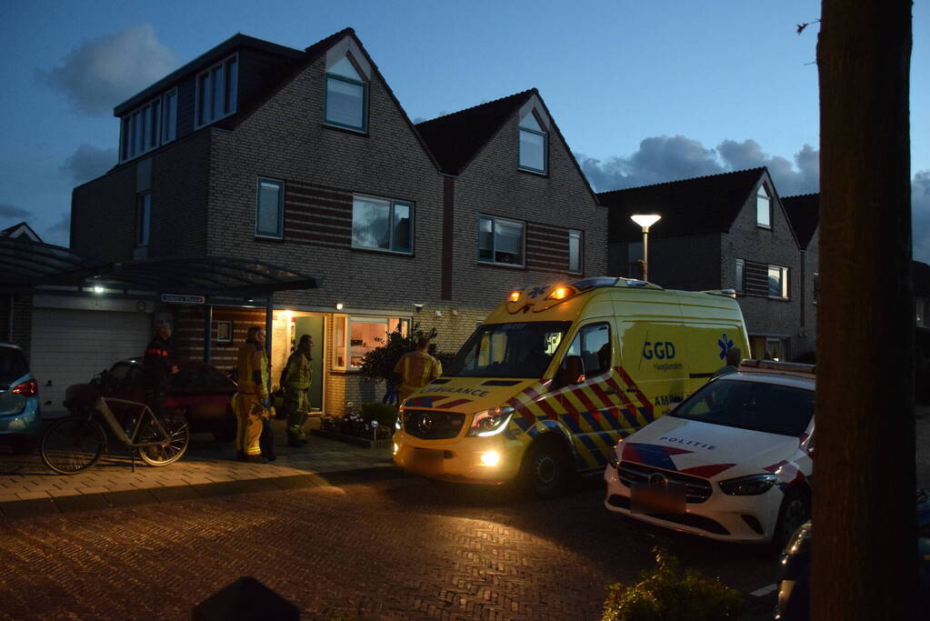 Gasfles ontploft in woning