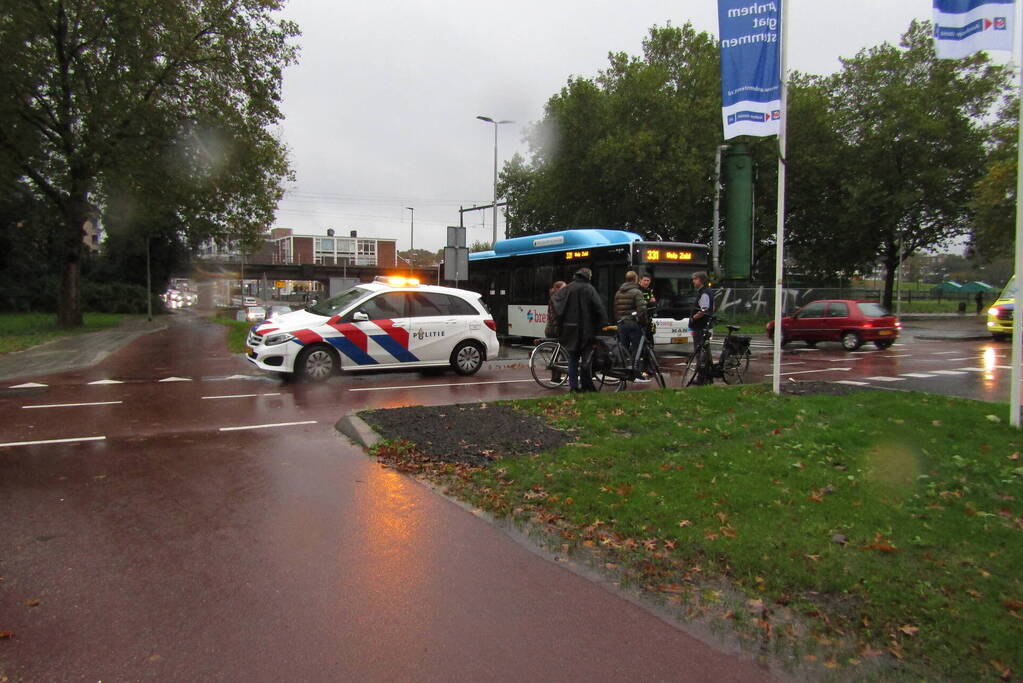 Fietser in botsing met automobilist