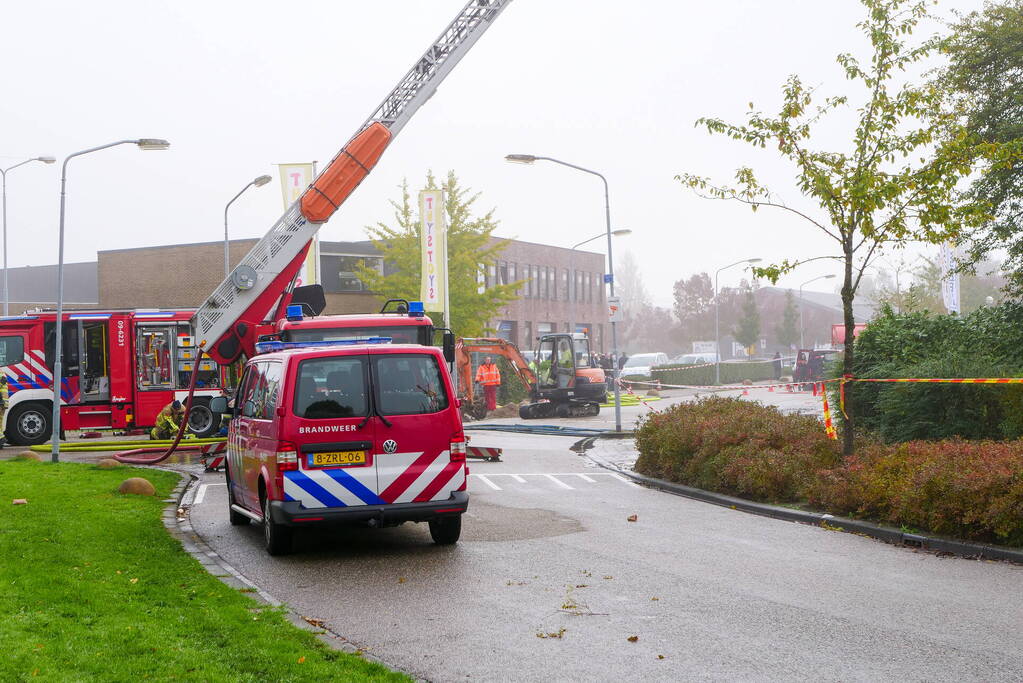 Nablussen en controle Brand Woerden