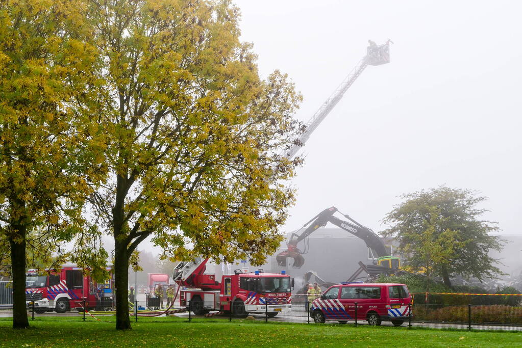 Nablussen en controle Brand Woerden