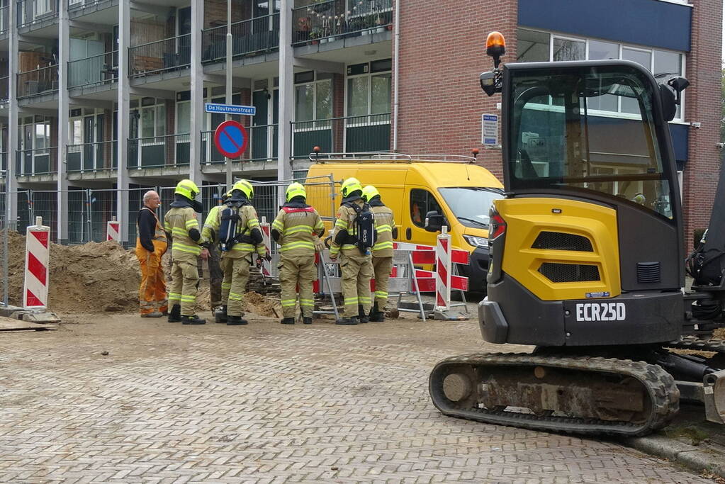 Gaslekkage door graafwerkzaamheden