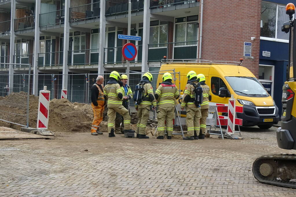 Gaslekkage door graafwerkzaamheden