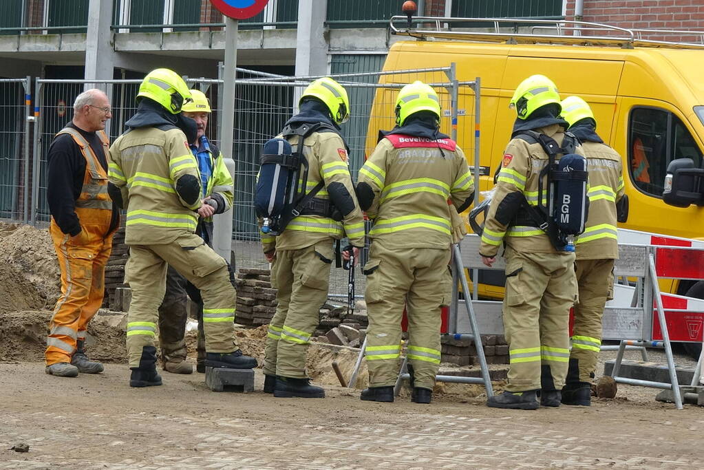 Gaslekkage door graafwerkzaamheden