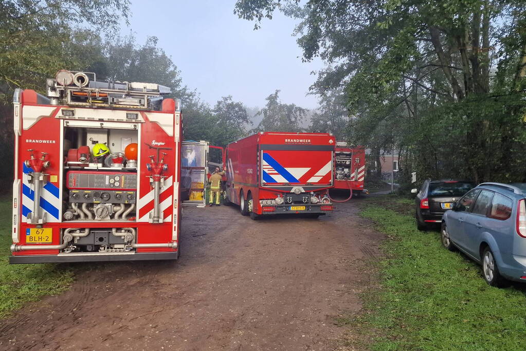 Brand in gebouw van scouting