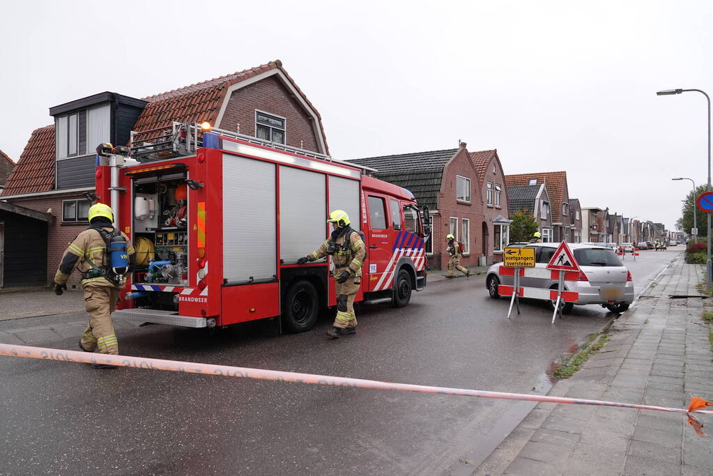 Woningen ontruimd na chemische reactie van carbid