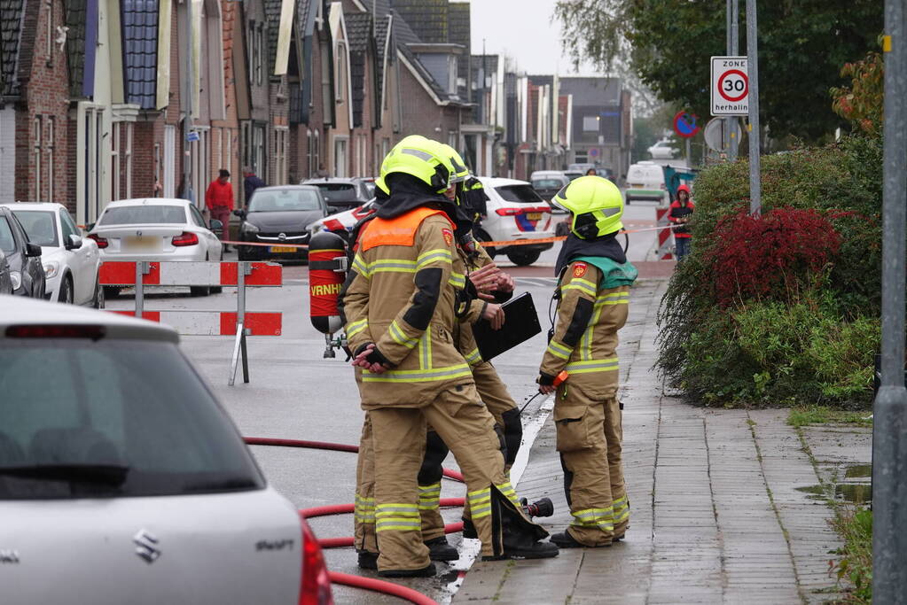 Woningen ontruimd na chemische reactie van carbid