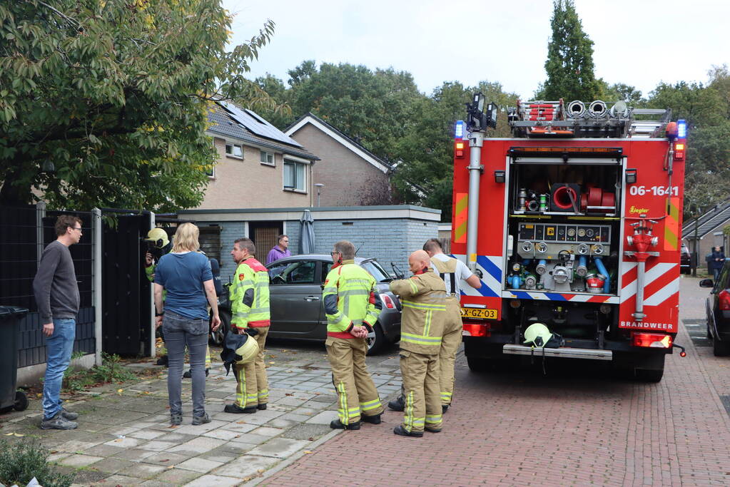 Onderzoek naar mogelijke gaslekkage in woning