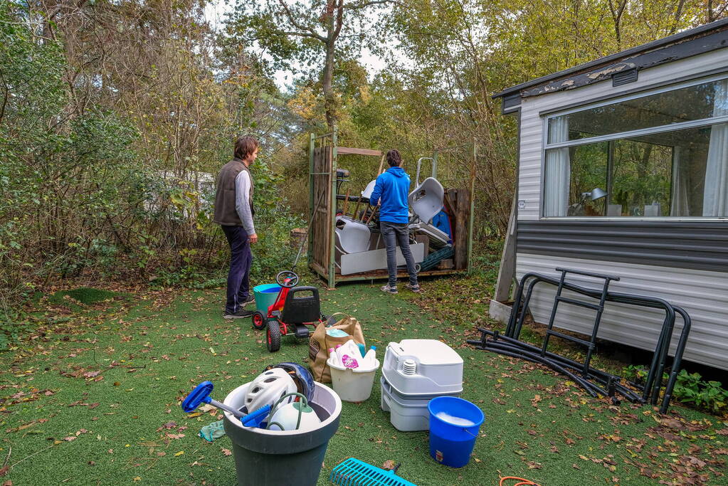 Kampeerseizoen afgelopen op camping bakkum