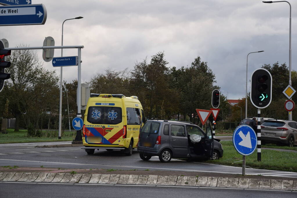 Gewonde bij kop-staartbotsing