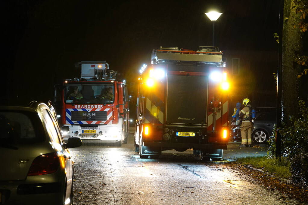 Veel schade door brand op zolder