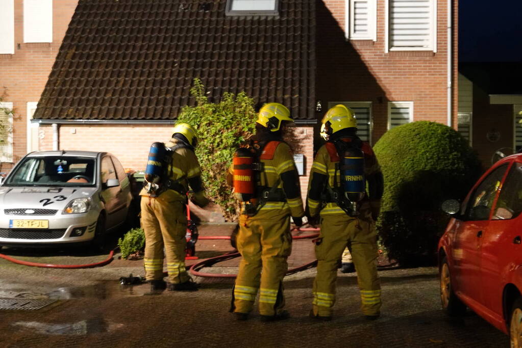 Veel schade door brand op zolder