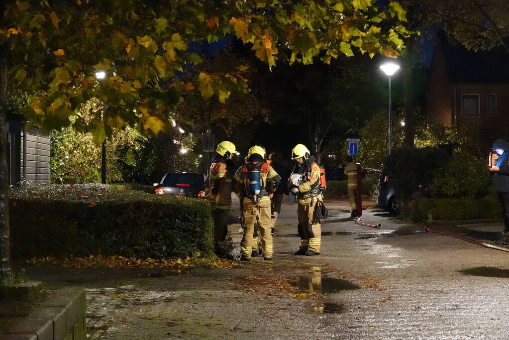 Veel schade door brand op zolder