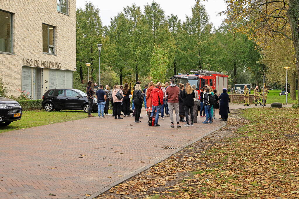 School ontruimd vanwege brand