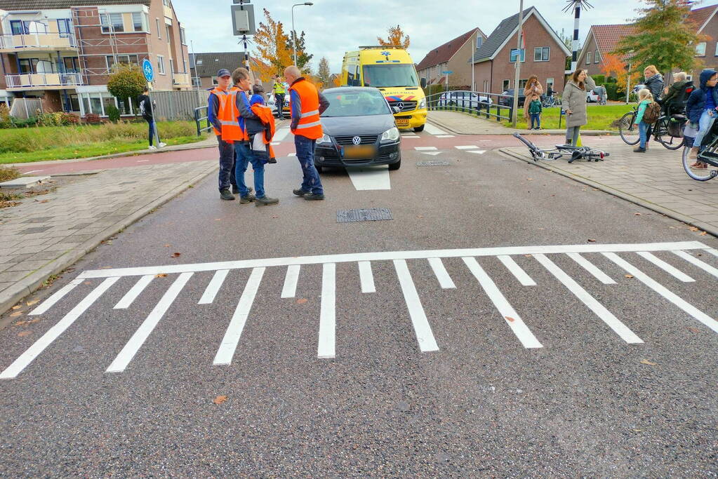 Fietser gewond bij aanrijding