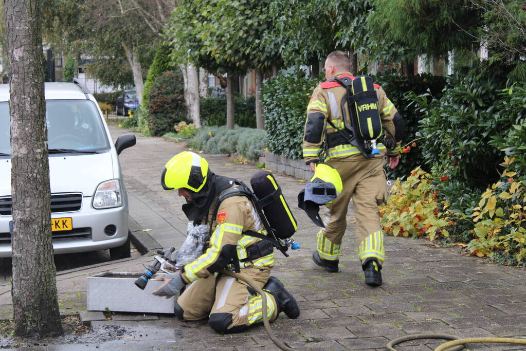 Hevige rookontwikkeling bij schoorsteenbrand