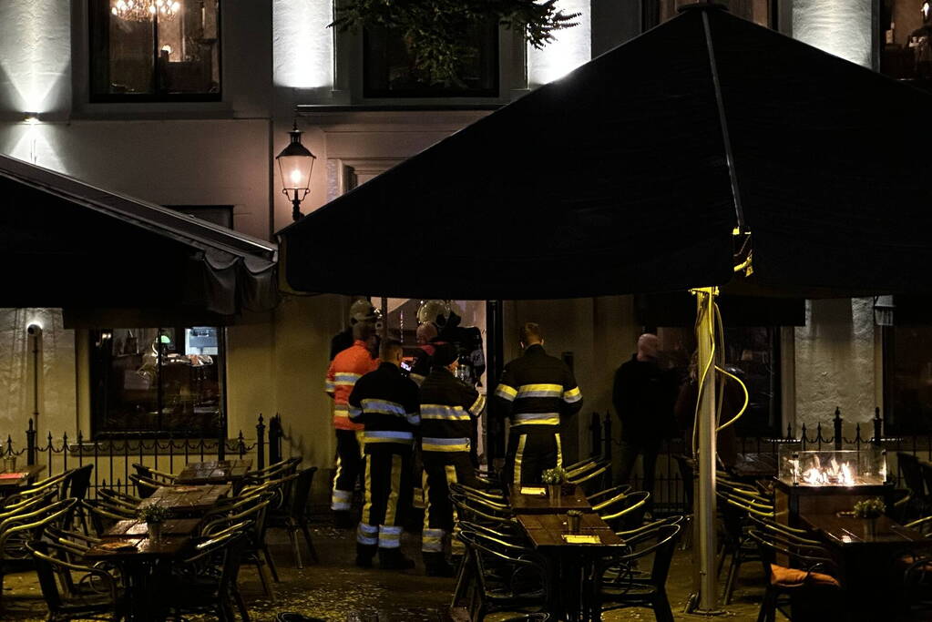 Hulpdiensten groots ingezet voor incident met gevaarlijke stoffen bij restaurant