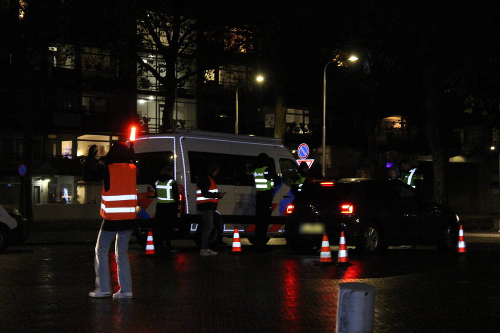 Politie en Douane houden verkeerscontrole