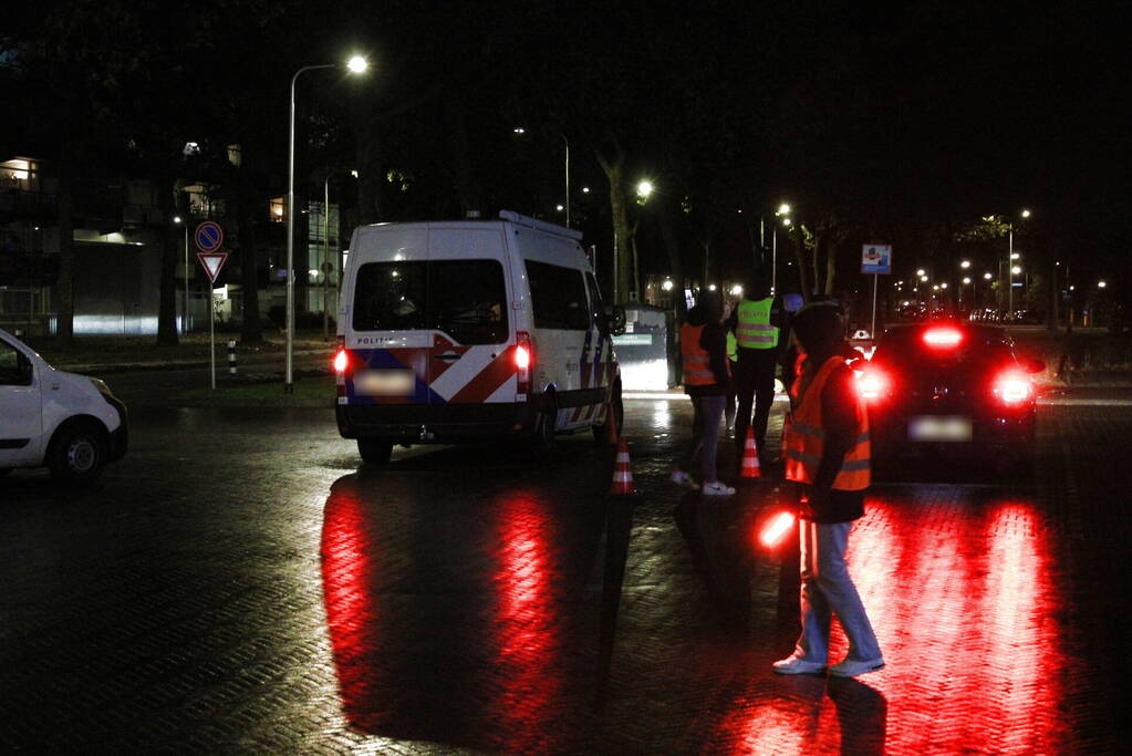 Politie en Douane houden verkeerscontrole