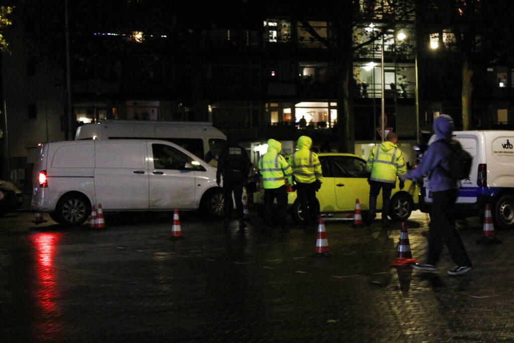 Politie en Douane houden verkeerscontrole