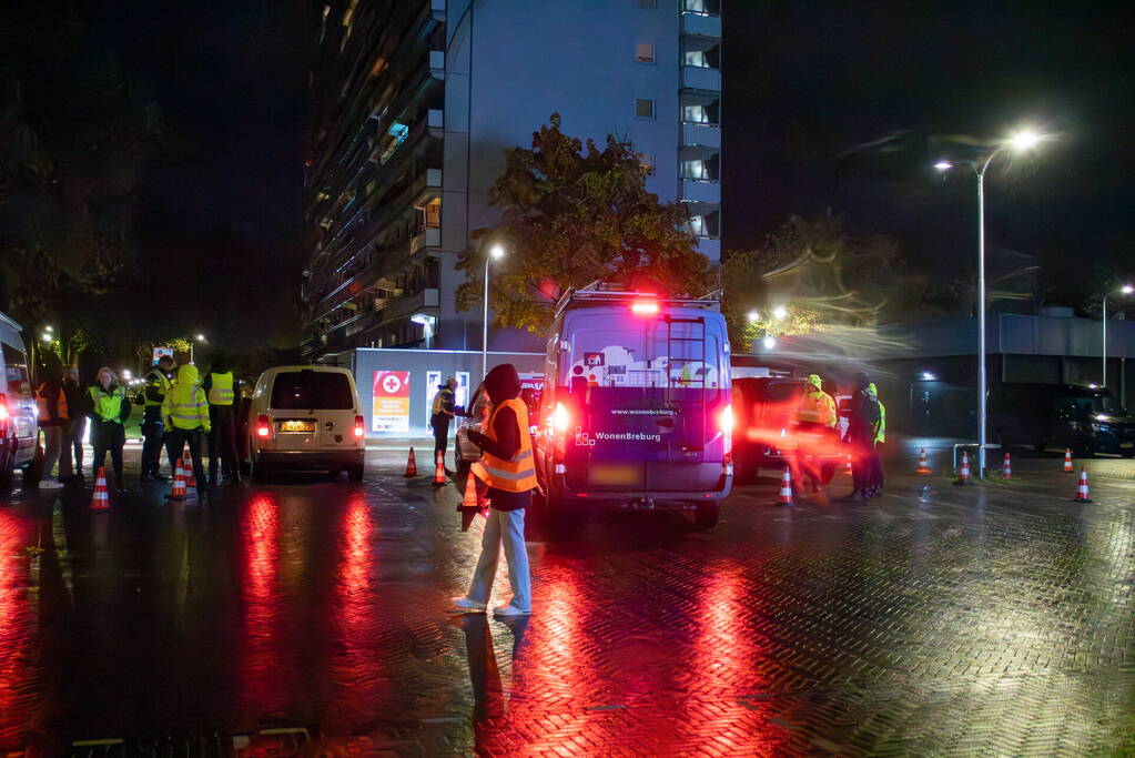 Politie en Douane houden verkeerscontrole