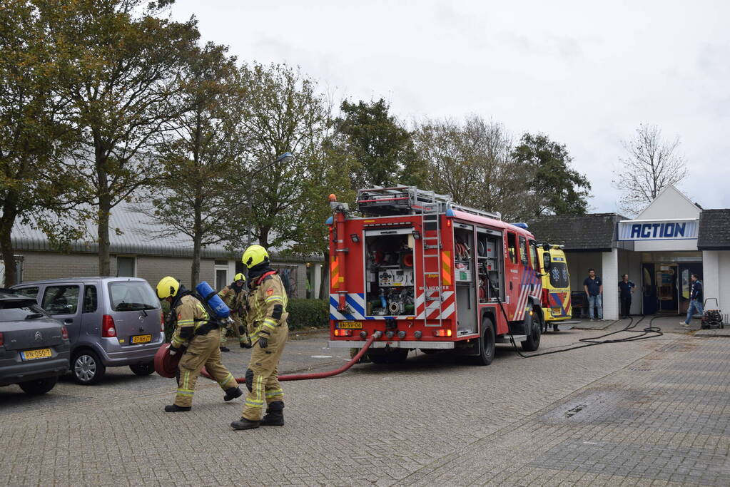 Winkelpand ontruimt vanwege rookontwikkeling