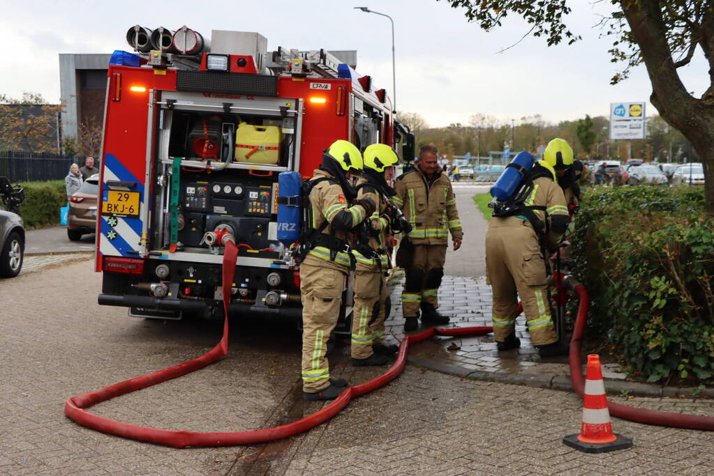 Winkelpand ontruimt vanwege rookontwikkeling