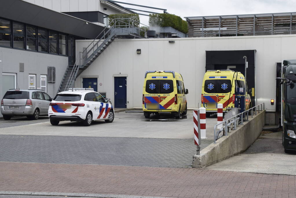 Traumateam ingezet voor incident in bedrijfspand