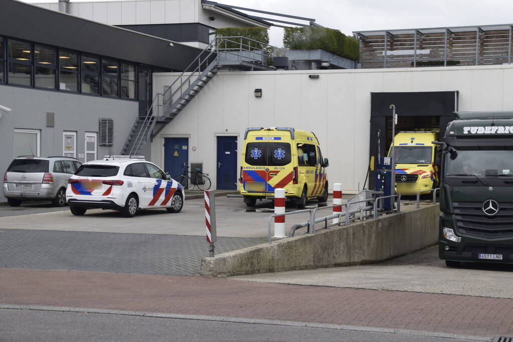 Traumateam ingezet voor incident in bedrijfspand