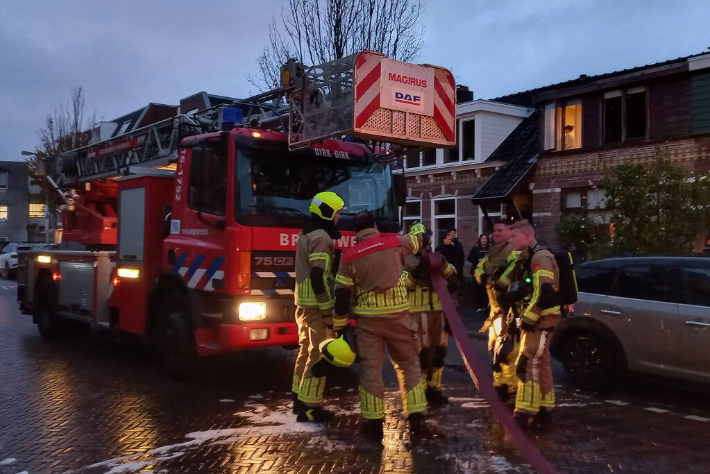 Brandweer ingezet voor woningbrand