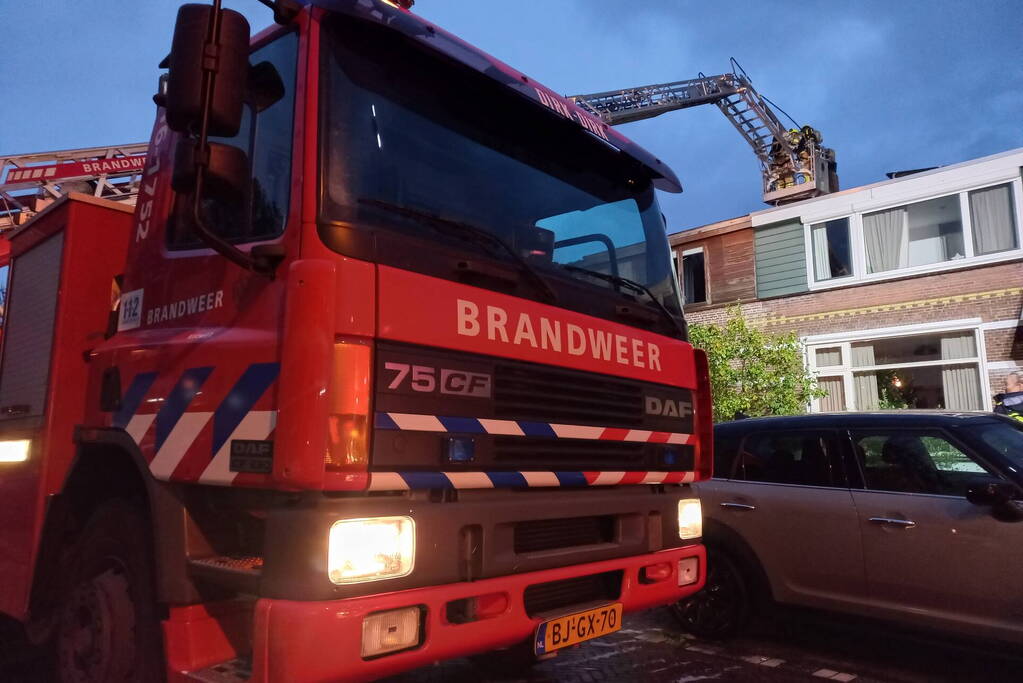 Brandweer ingezet voor woningbrand