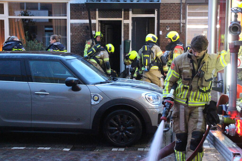 Brandweer ingezet voor woningbrand