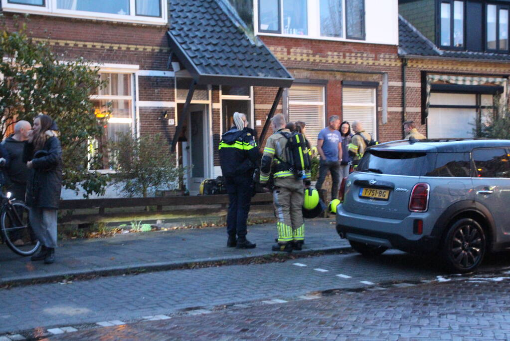 Brandweer ingezet voor woningbrand