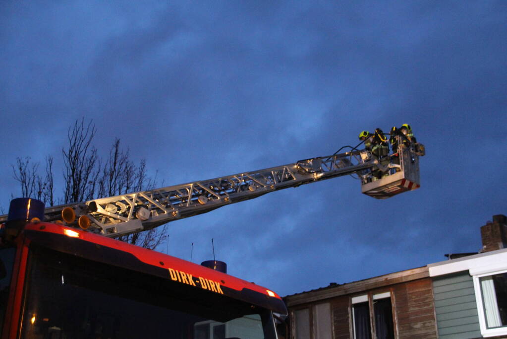 Brandweer ingezet voor woningbrand