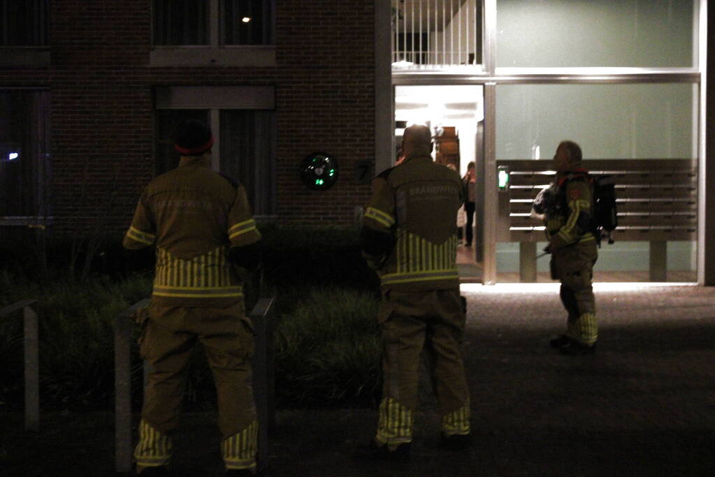 Brand in kelder van flat