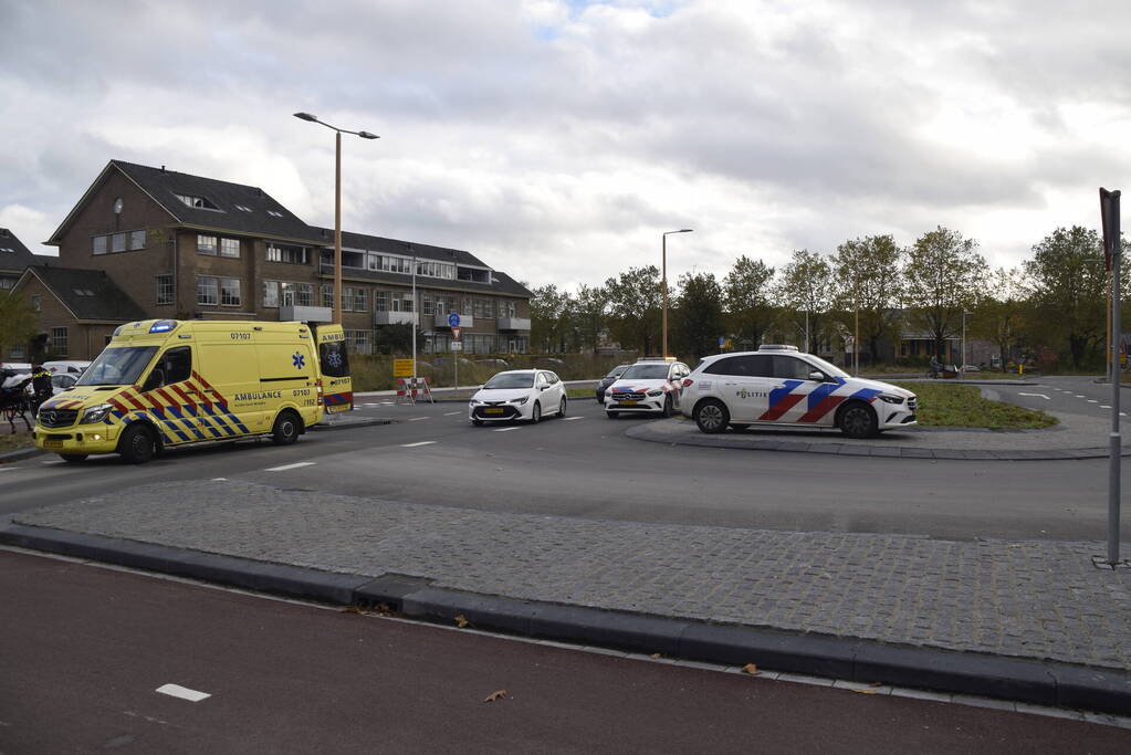 Fietser geschept door automobilist