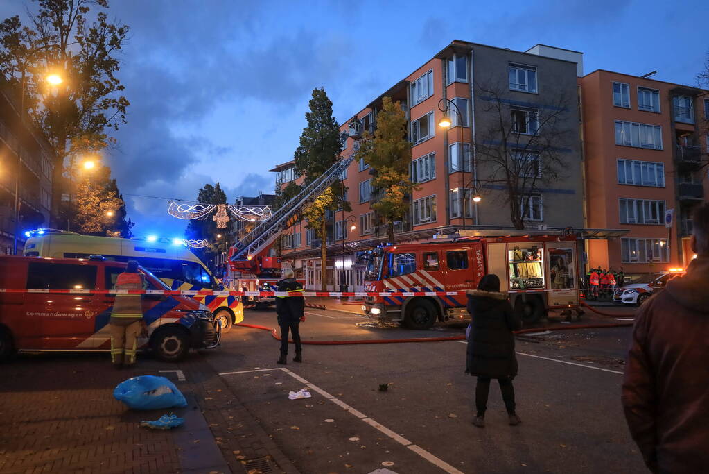 Veel schade bij brand in appartement