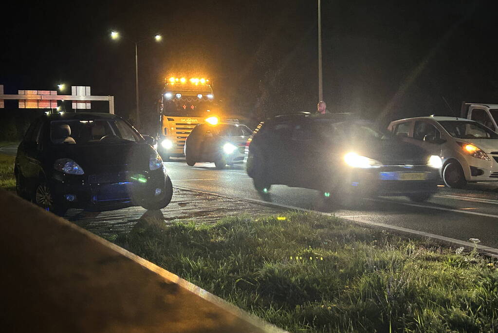 Meerdere voertuigen betrokken bij ongeval