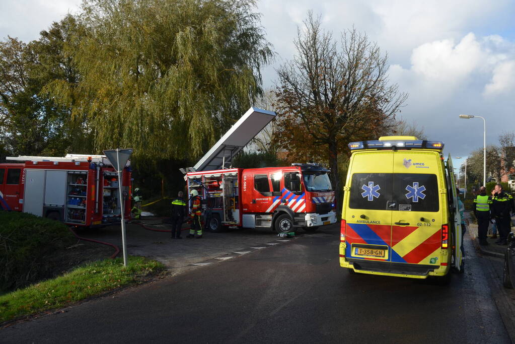 Vermoedelijk asbest vrijgekomen bij uitslaande brand