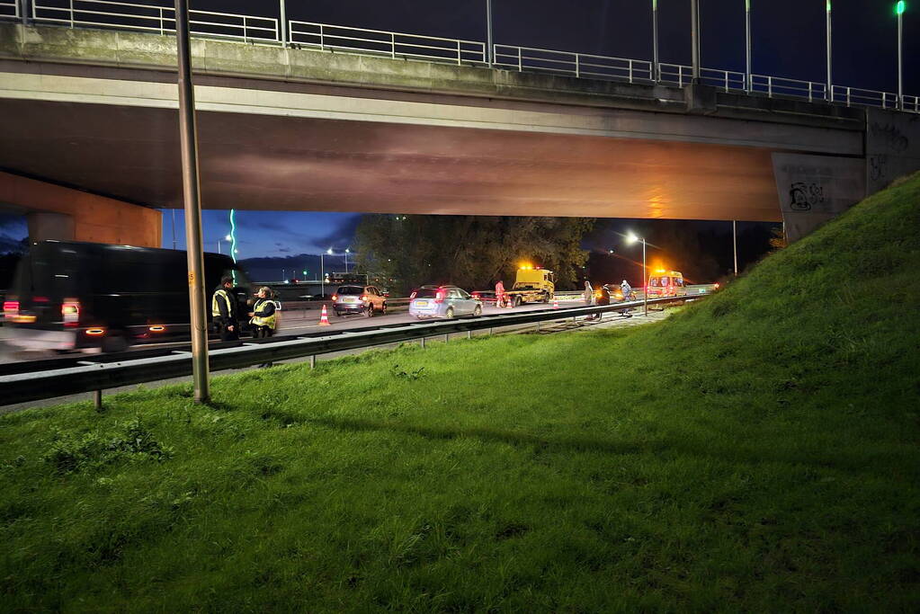 Flinke schade bij ongeval op snelweg