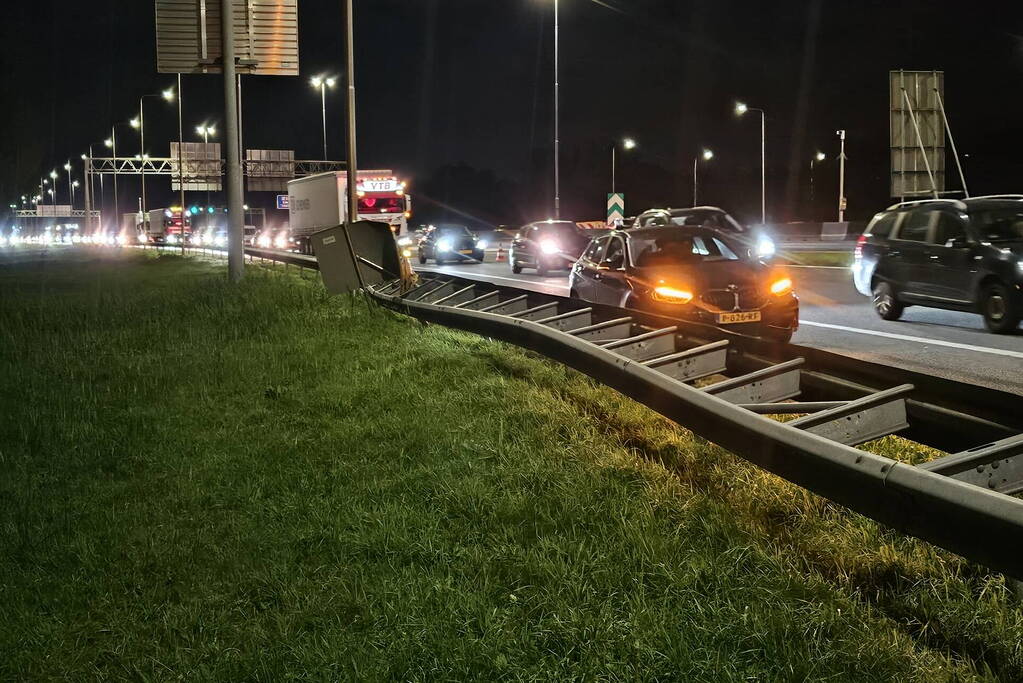 Flinke schade bij ongeval op snelweg