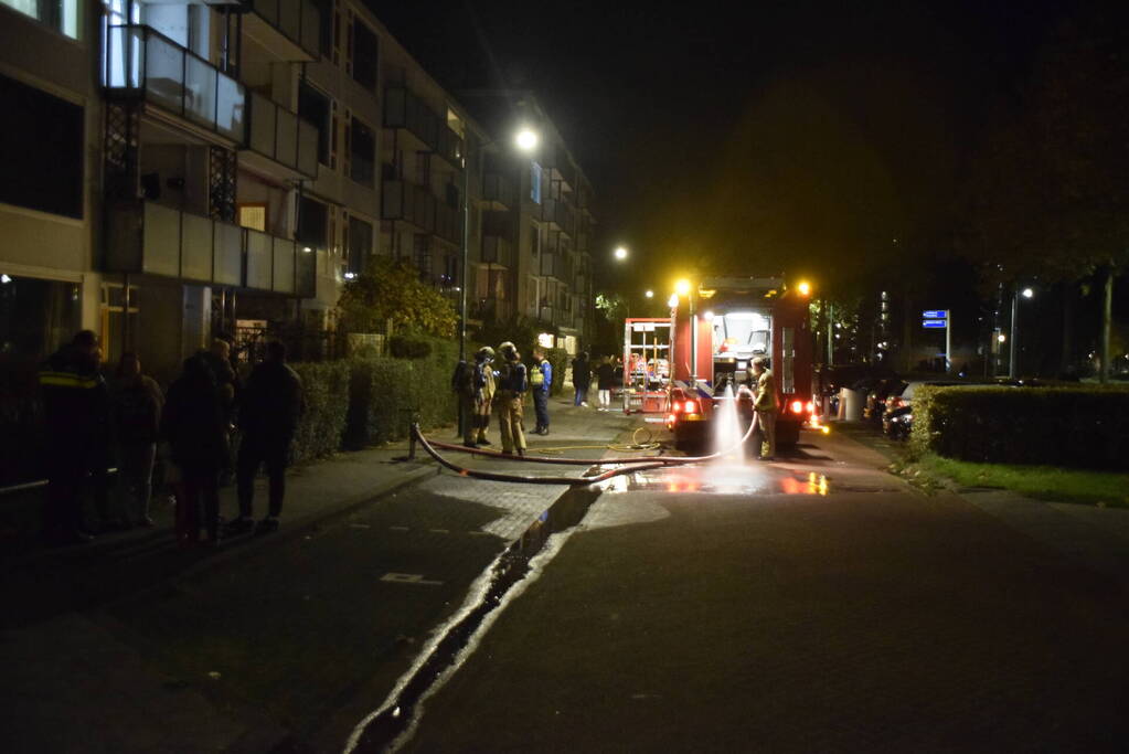 Brand in appartement snel geblust