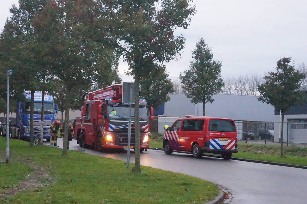 Brandweer ingezet voor brand bij bakkerij