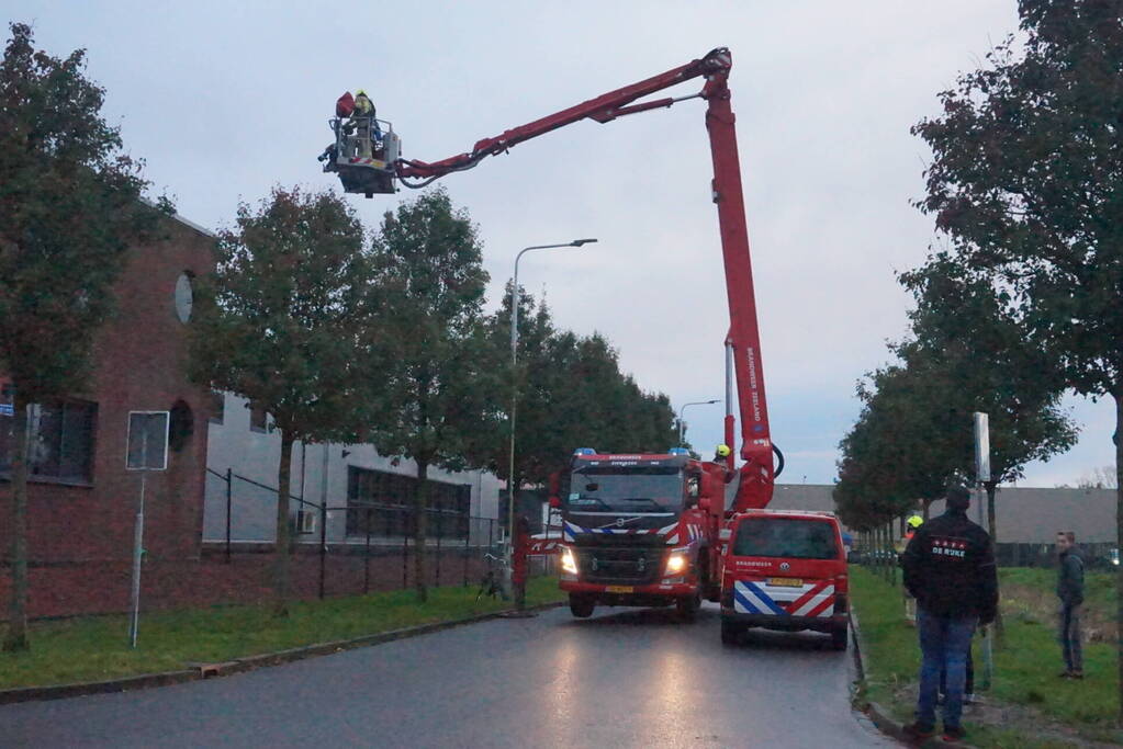 Brandweer ingezet voor brand bij bakkerij