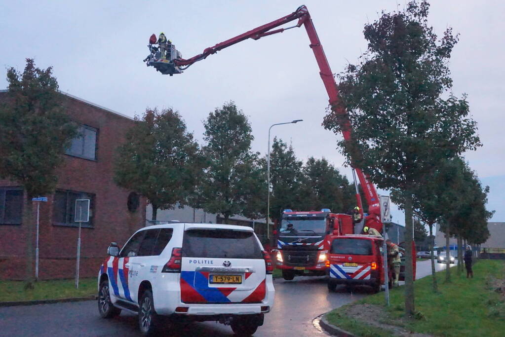 Brandweer ingezet voor brand bij bakkerij