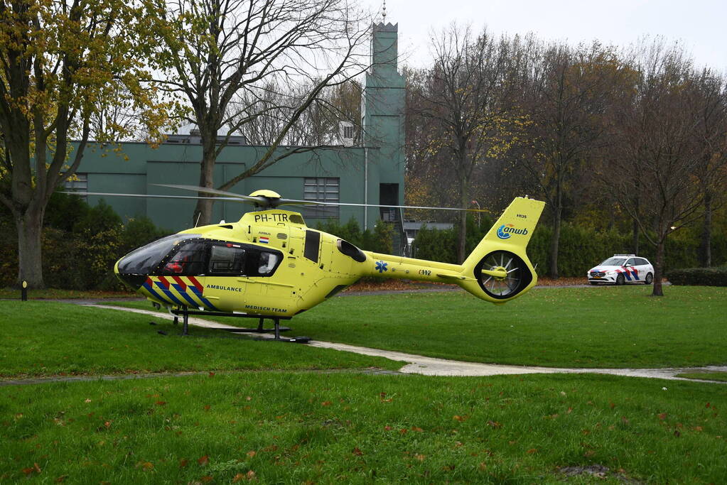 Inzet van traumahelikopter trekt veel bekijks