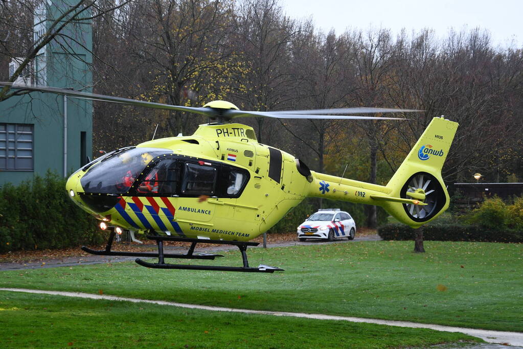 Inzet van traumahelikopter trekt veel bekijks