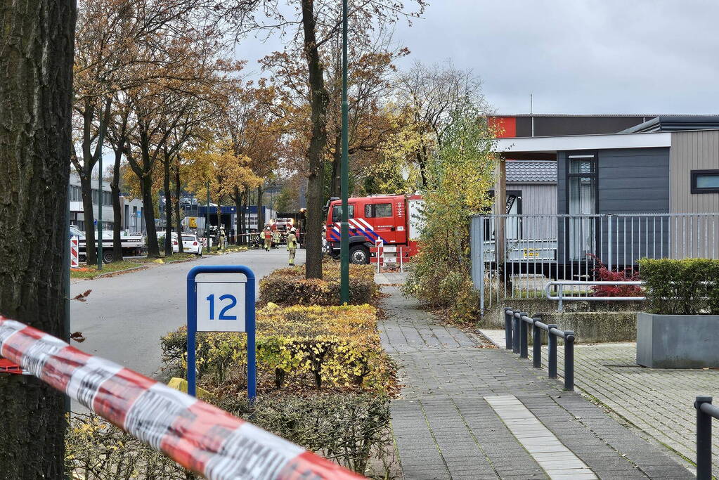 Hoofdleiding geraakt tijdens werkzaamheden