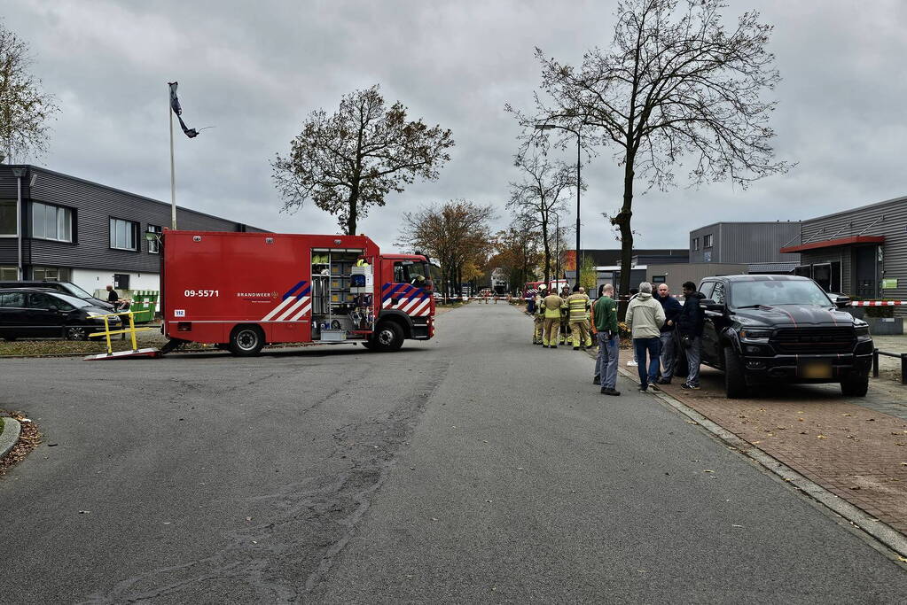 Hoofdleiding geraakt tijdens werkzaamheden