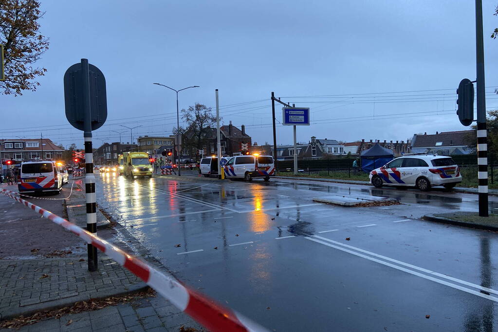 Fietser overleden na aanrijding met trein