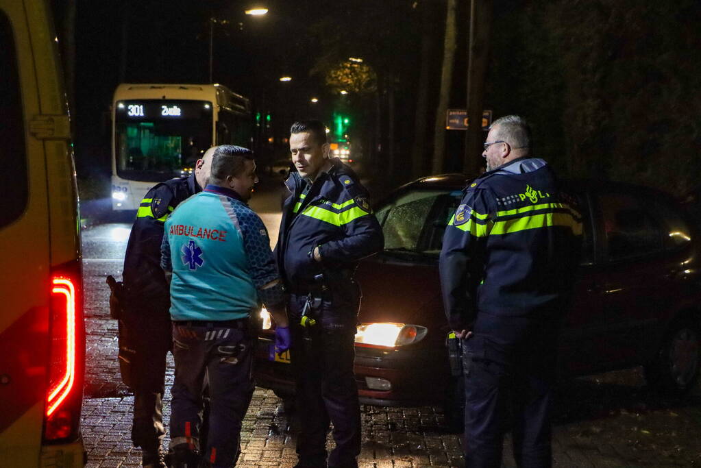 Fietser gewond bij aanrijding met auto